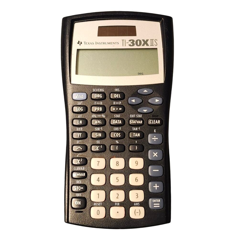 Texas Instruments TI‑30X IIS Scientific Calculator – Black/White – Functions